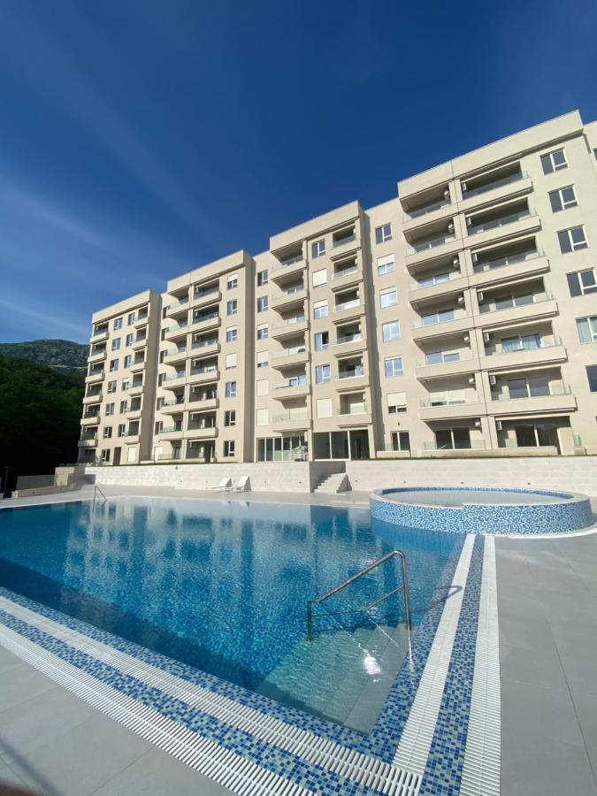 Comfort Studio With Sea View And Swimming Pool Bečići Kültér fotó